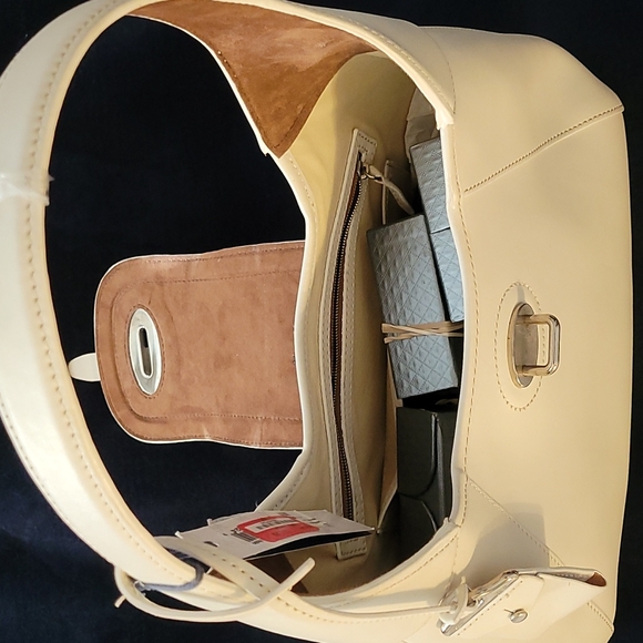 BRAND NEW Dooney&Bourke florentine white leather satchel handbag. - Picture 6 of 12